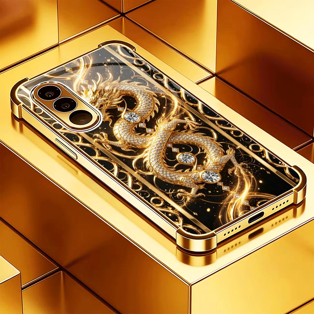 Üst düzey altın ejderha desenl - Phone Cases Quad Lock incelemesi ve fiyatı