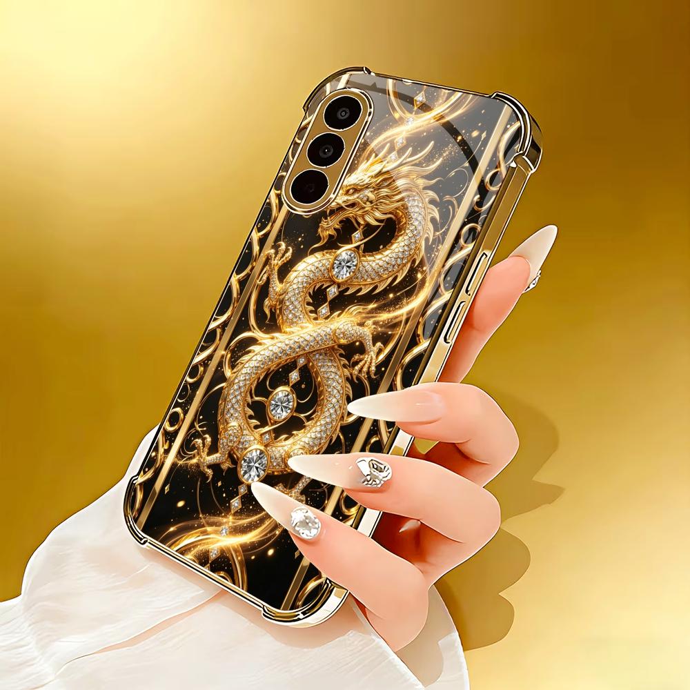 Üst düzey altın ejderha desenl - Phone Cases Quad Lock incelemesi ve fiyatı