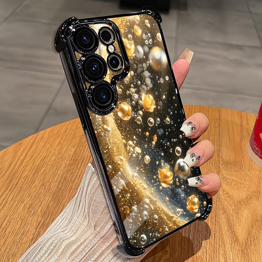 Premium Altın Çiçekli telefon  - Phone Cases Quad Lock incelemesi ve fiyatı