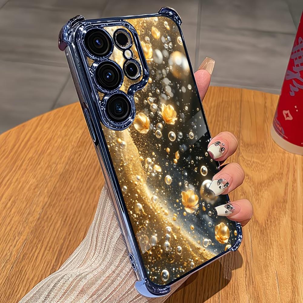 Premium Altın Çiçekli telefon  - Phone Cases Quad Lock incelemesi ve fiyatı