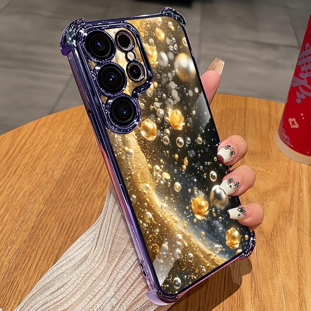 Premium Altın Çiçekli telefon  - Phone Cases Quad Lock incelemesi ve fiyatı