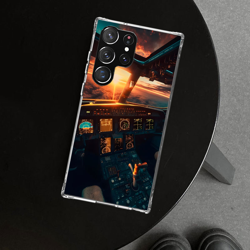 Havacılık Uçak Pilot Kokpit Te - Phone Cases Aviation incelemesi ve fiyatı