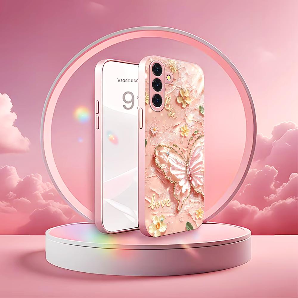 Pembe Simli Kelebek Desenli Mo - Phone Cases Quad Lock incelemesi ve fiyatı
